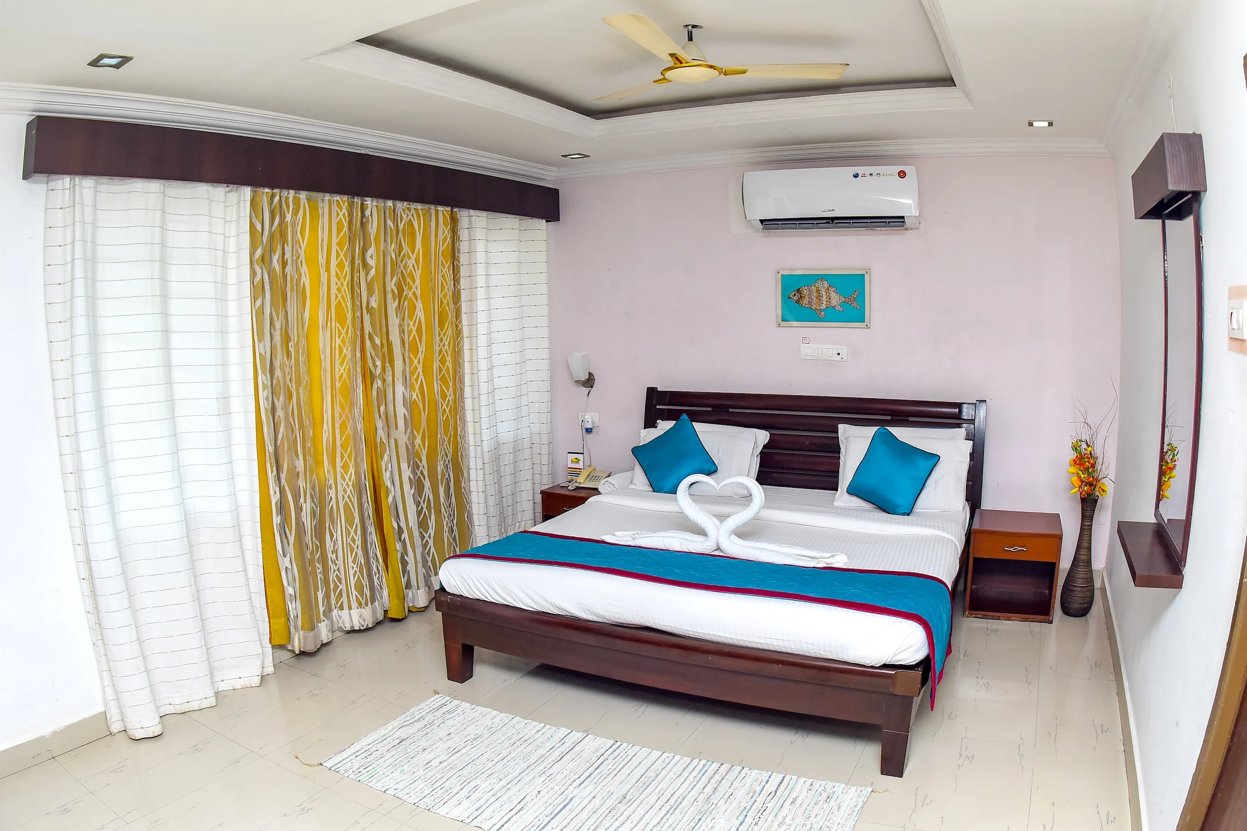 Beach Front A/C Deluxe Room in Seabreeze Beach Resorts